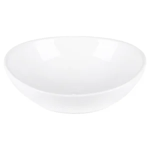 Aquavive Paglia Oval Ceramic Basin Gloss White 41x33cm