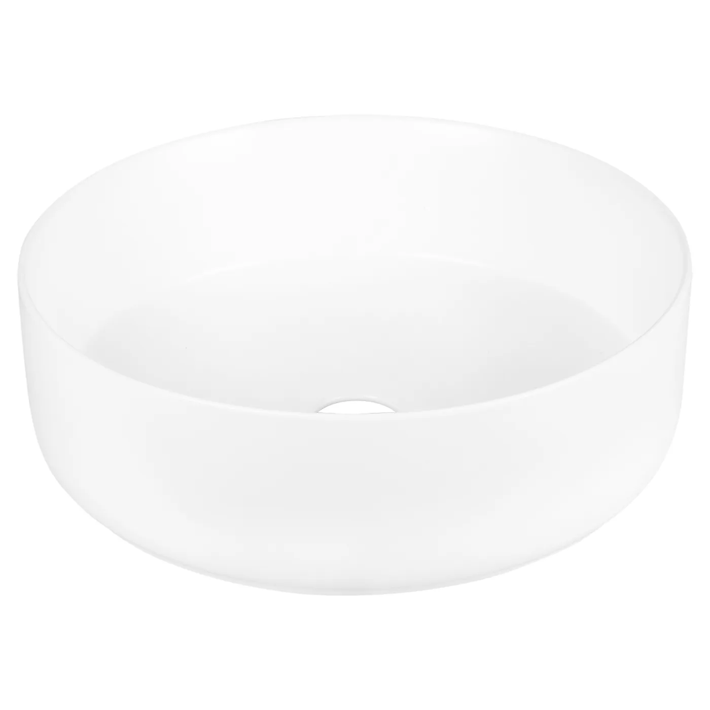 Differnz Mira Round Ceramic Basin White 40cm