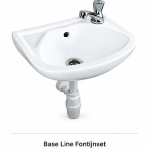 Baseline Fontijnset white ceramic set 34.5x27cm