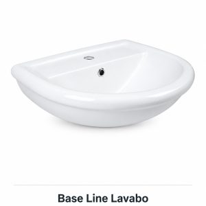 Baseline Lavabo white ceramic basin 56x43cm